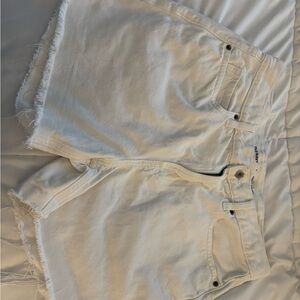 Old Navy White Jean Shorts